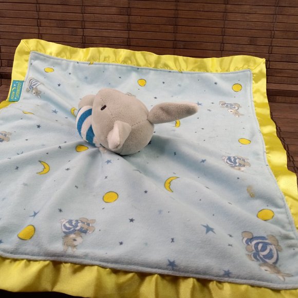 Goodnight Moon Bunny Rabbit Lovey Plush Security Blanket Lovie - Picture 8 of 8